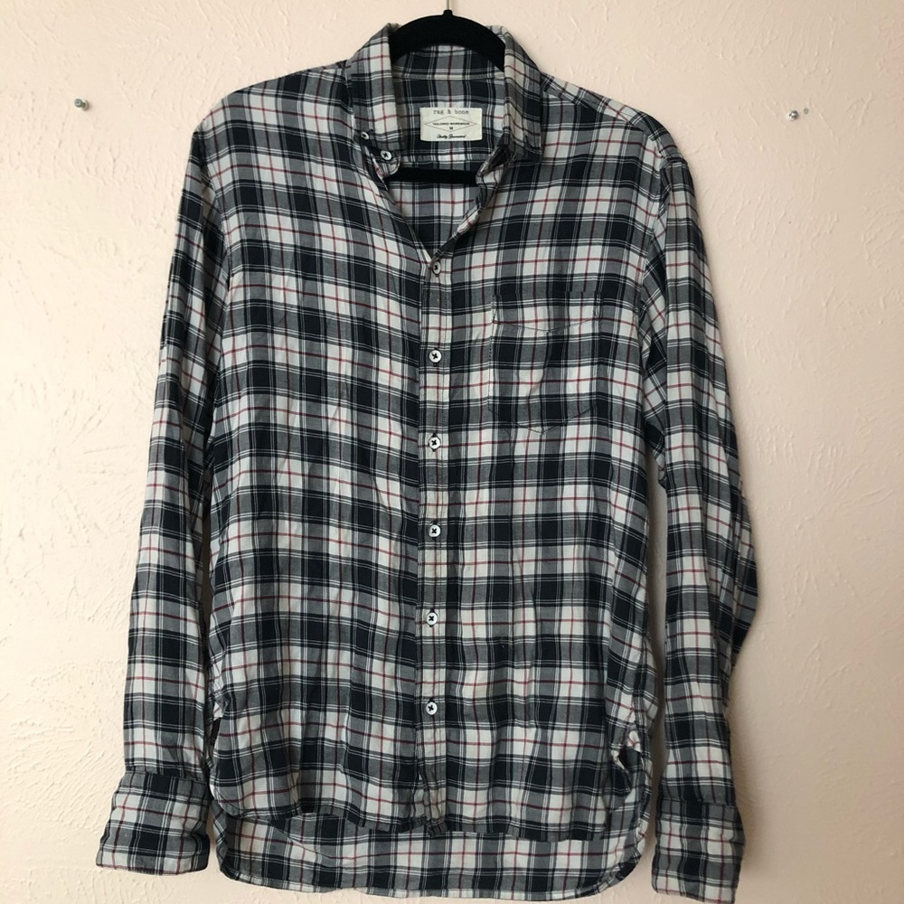 Rag & Bone Plaid Button Up